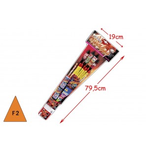 SACHET ASSORTIMENT 116 ARTIFICES PYRO FANTASTIQUE
