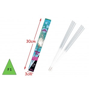 BOITE 10 CIERGES MAGIQUES H 30 CM