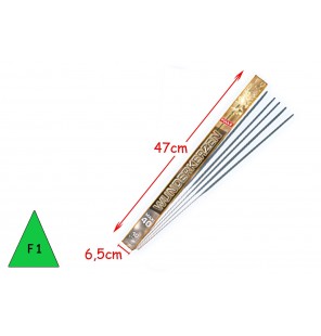 BOITE 10 CIERGES MAGIQUES H 40 CM